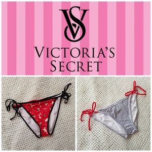 BOGO🎁 +2 NEW Victoria's Secret bikini bottoms (S)